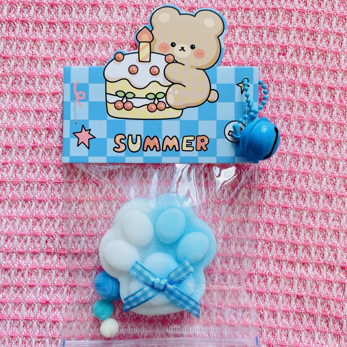Handmade Silicone Cat's Paw Stress Relief Taba Squishy Toy — pink / purple / blue & More – product image 11