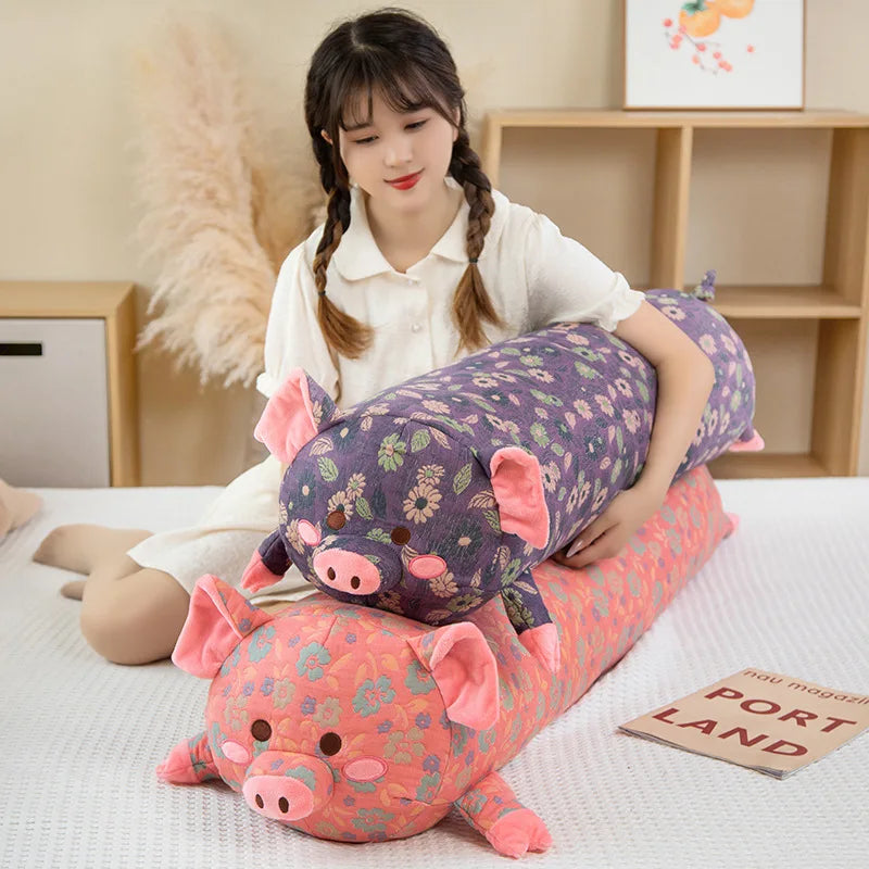 Floral Pig Body Pillow, 43-51" | 110-130 cm — image 2