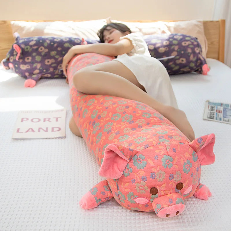 Floral Pig Body Pillow, 43-51" | 110-130 cm — image 4