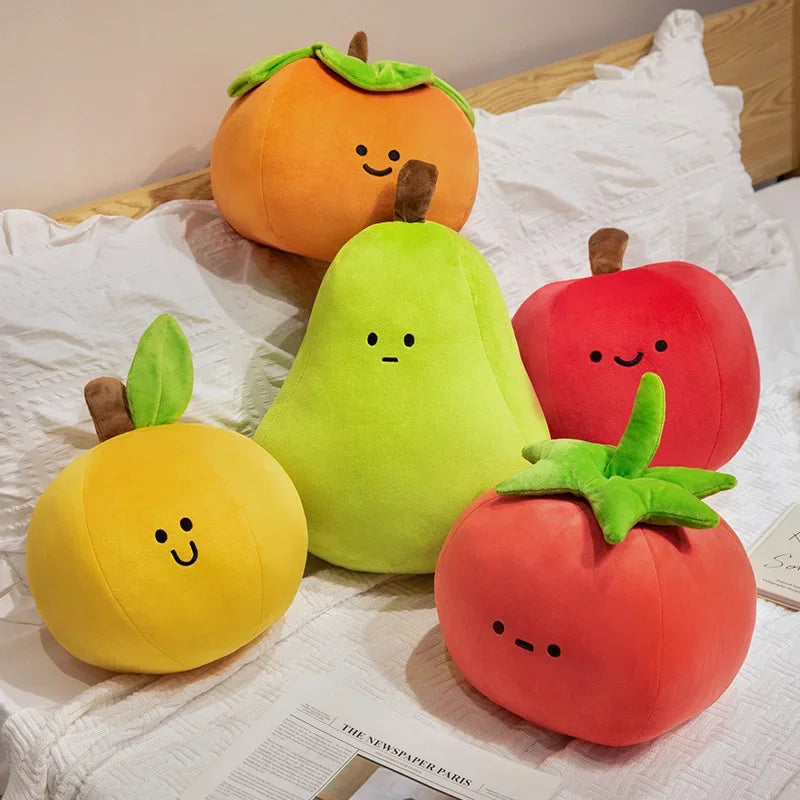 Fruit Plushies – A Minimalist and Cute Toy Food Collection — image 1