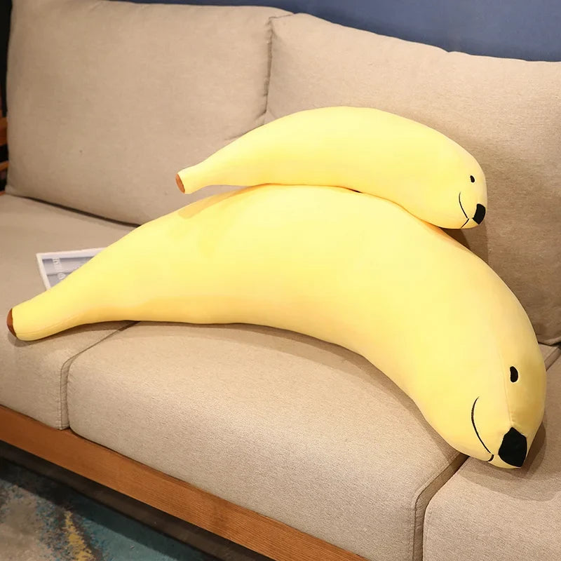 Funny Banana Dog Plushie, 5-35" | 12-90 cm — image 1