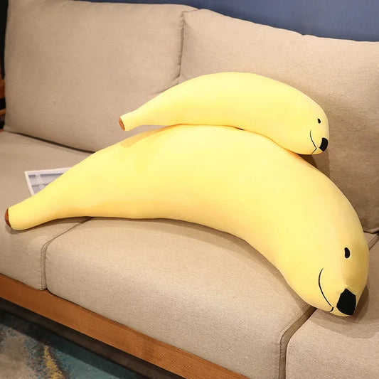 Funny Banana Dog Plushie, 5-35" | 12-90 cm — image 1