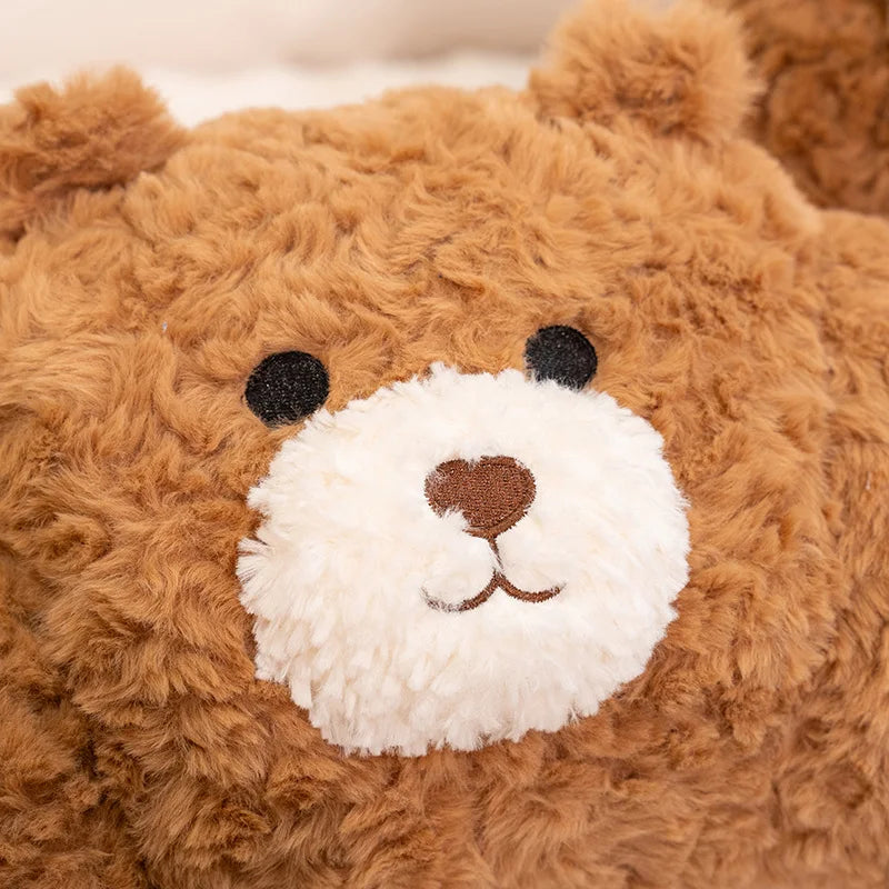 Fuzzy Bear Croissant Plushie Set – Cozy Stuffed Animal with a Sweet Surprise — image 10