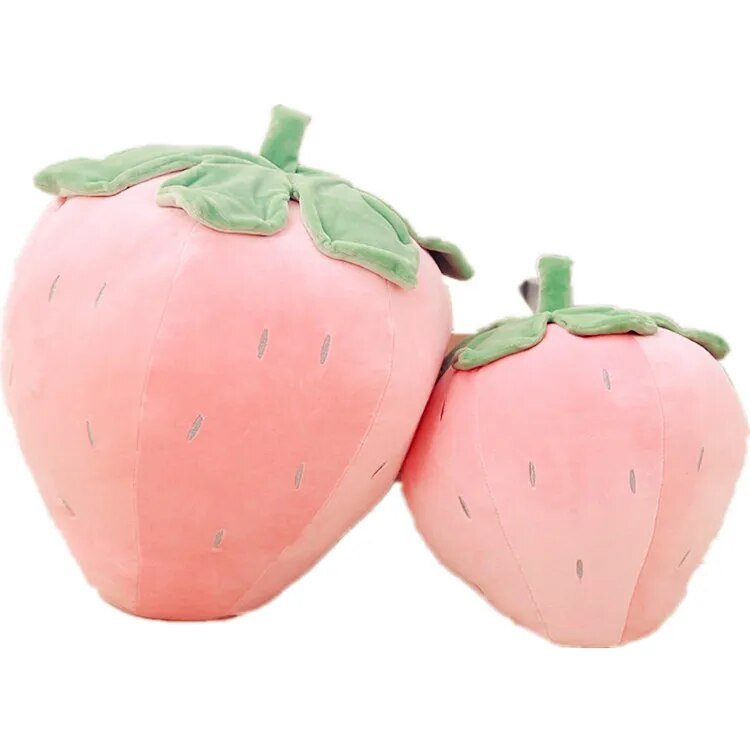 Gigantic Lifelike Strawberry Plushie, 24" | 60 cm — image 1