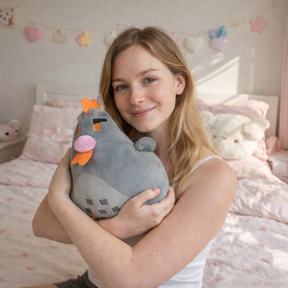 Kawaii Stardew Valley Chicken Plushie — image 8
