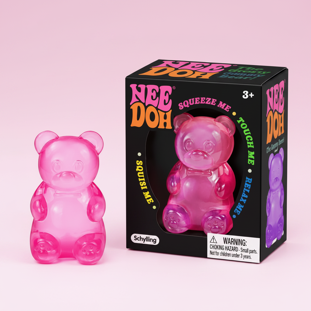 Soft Gummy Bear Squishy Fidget Toy