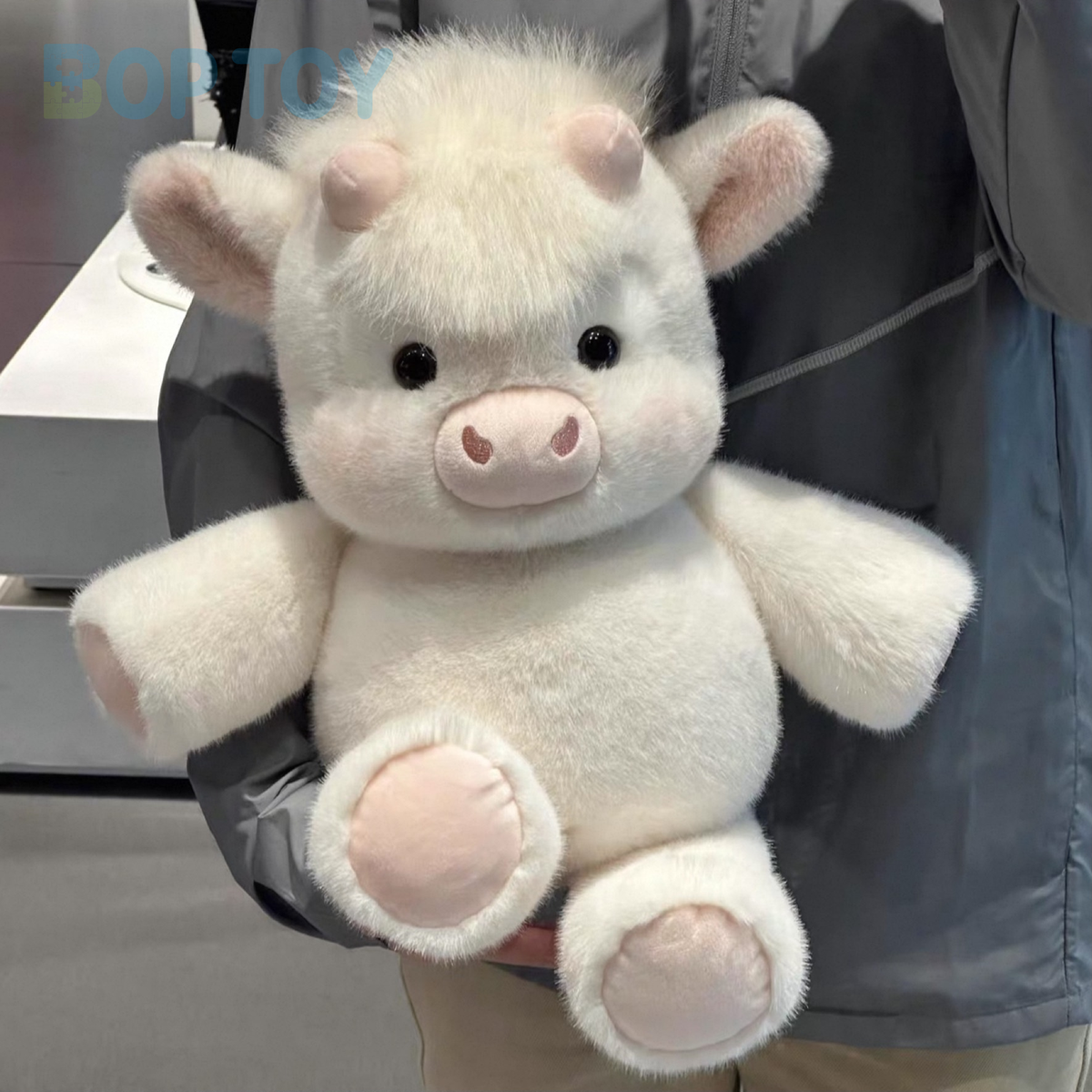 Original product photograph of the soda Highland cow plush