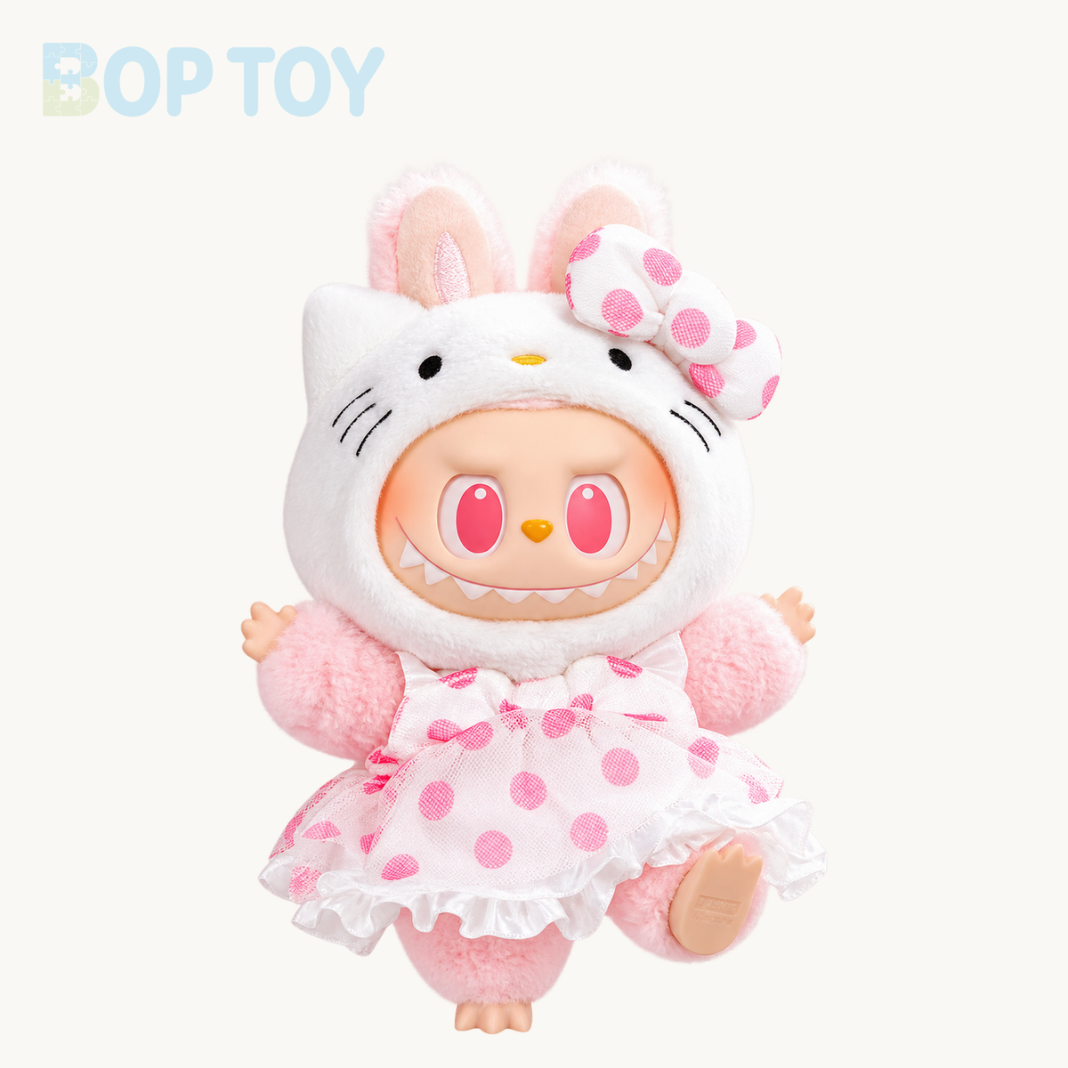 POP MART Labubu The Monsters x Hello Kitty and Friends Vinyl Plush Pendant Blind Box — Hello Kitty option