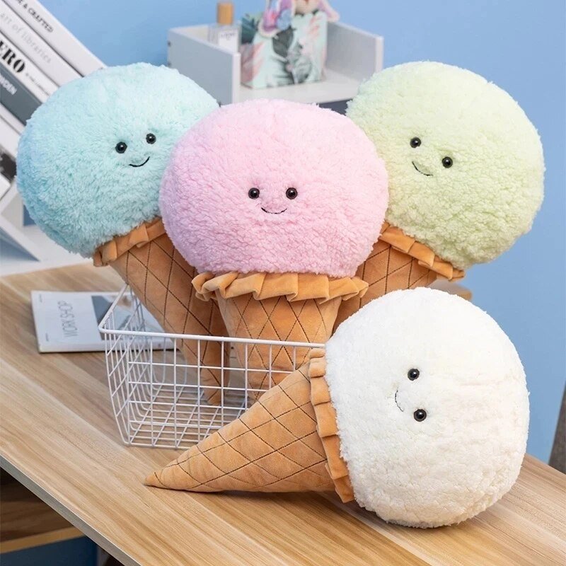 Ice Cream Cone Plush Toy, Five Flavors, 18" | 46 cm — image 9