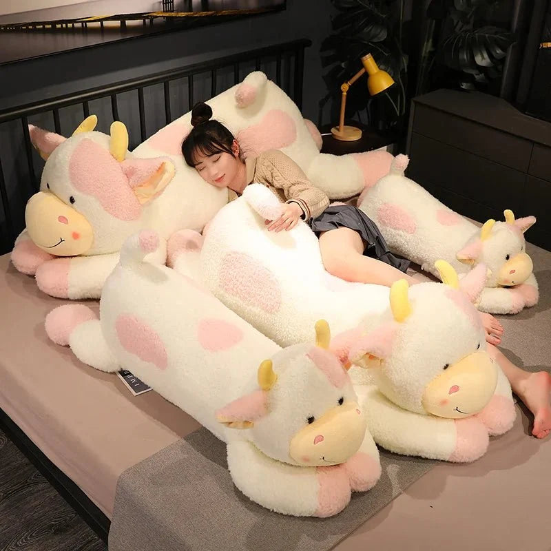Jumbo Lounging Dairy Cow Plushie, 4 Colors, 35-43" | 90-110 cm — image 4