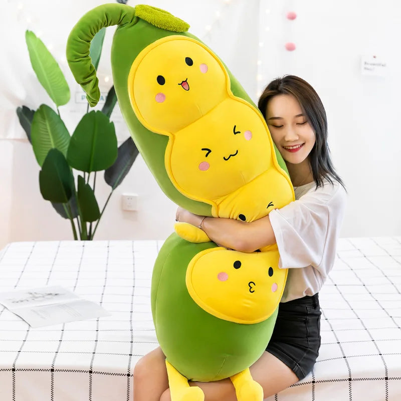Jumbo Peas in a Pod Plushie, 22-37" | 55-95 cm — image 2