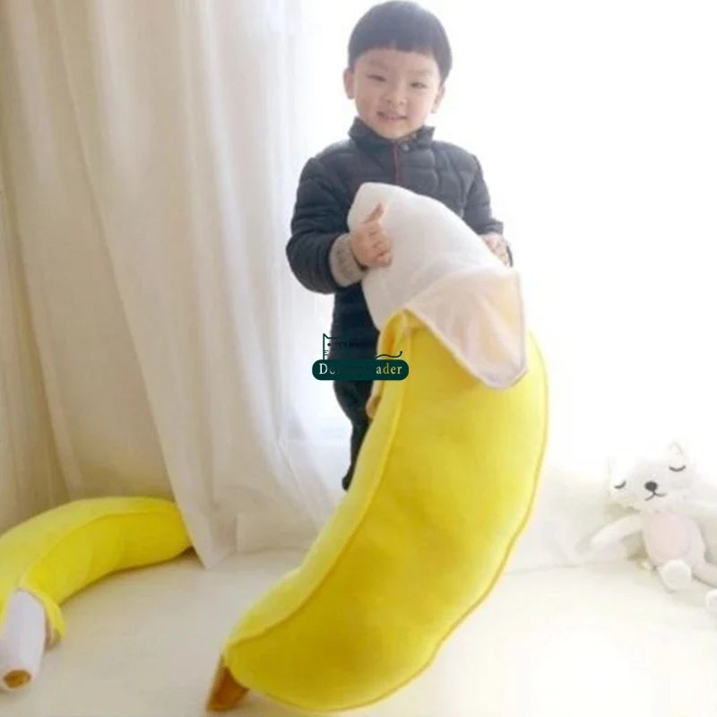 Jumbo Peeled Banana Plushie – 100 cm / 39" - Giant Plush Toy Food Body Pillow — image 3