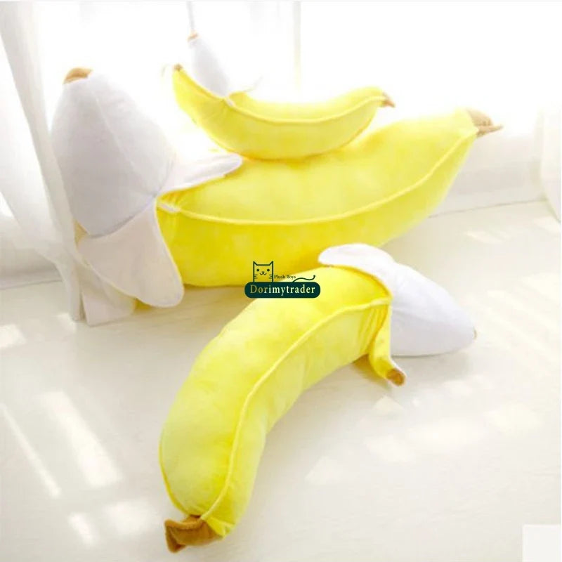 Jumbo Peeled Banana Plushie – 100 cm / 39" - Giant Plush Toy Food Body Pillow — image 4