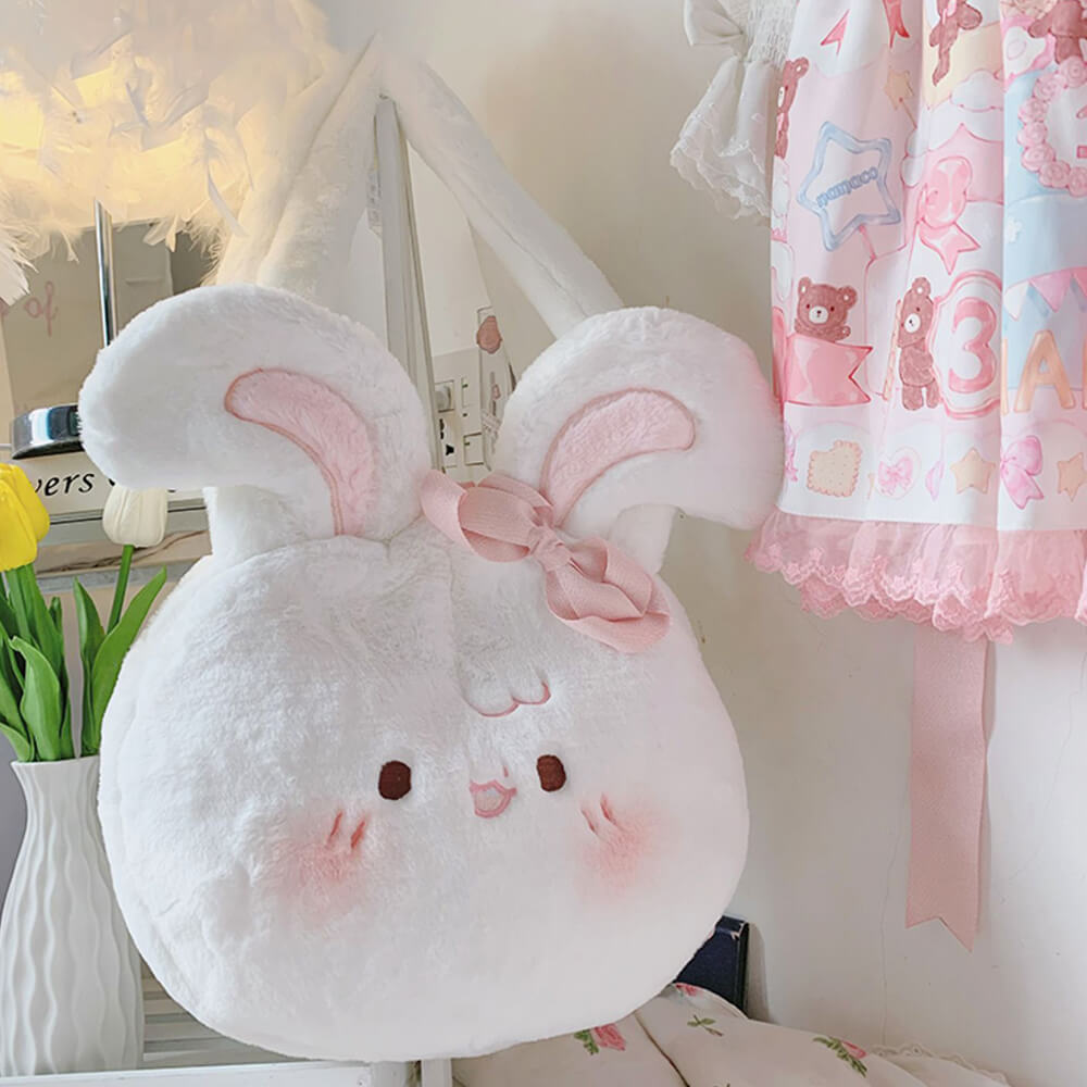 Cute Rabbit Dumpling Plushie Bag — image 2