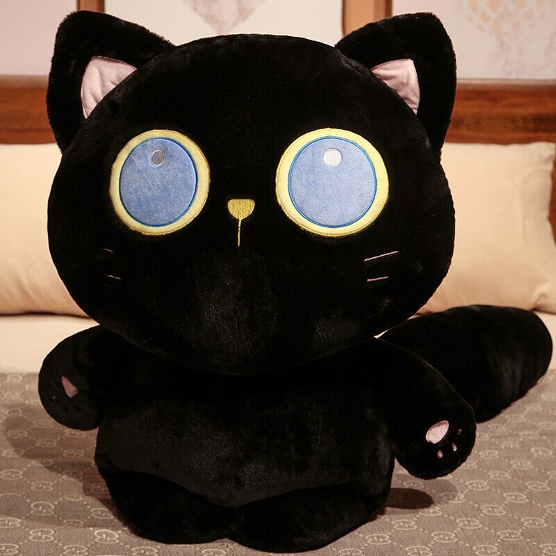 Arrayah the Blue Eye Black Cat Plushie — image 1