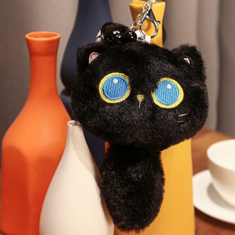 Arrayah the Blue Eye Black Cat Plushie — image 5