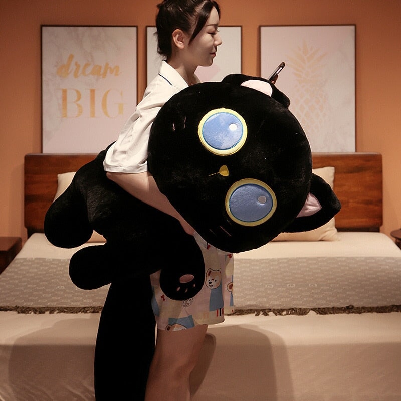 Arrayah the Blue Eye Black Cat Plushie — image 2