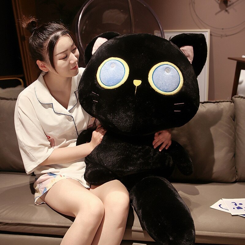 Arrayah the Blue Eye Black Cat Plushie — image 8