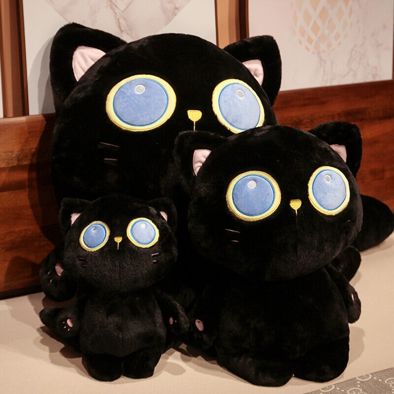 Arrayah the Blue Eye Black Cat Plushie — image 11