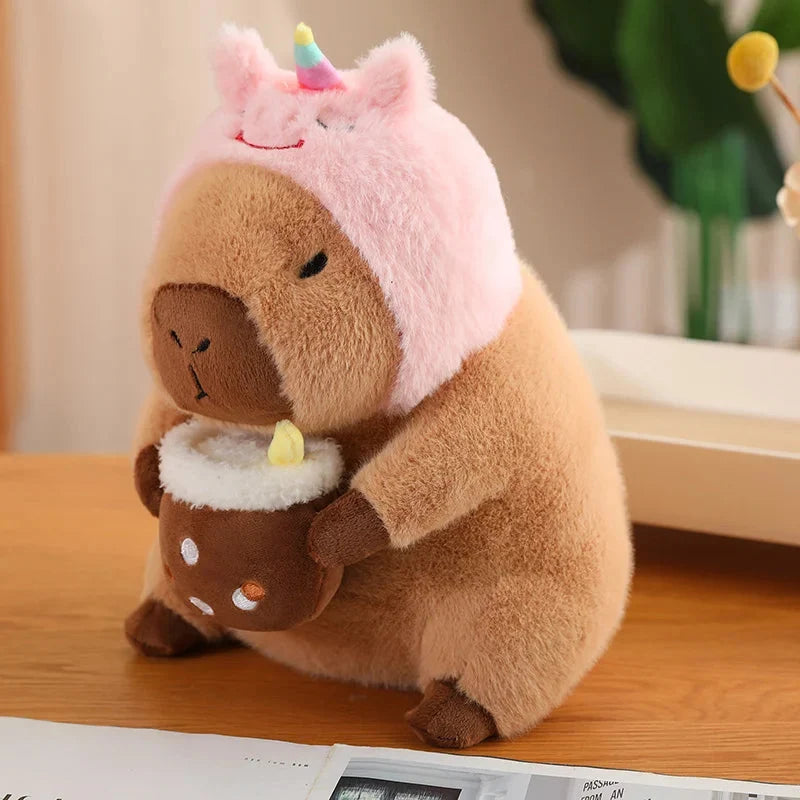 Baby Capybara Animal Dress-up Plushie Collection — image 1