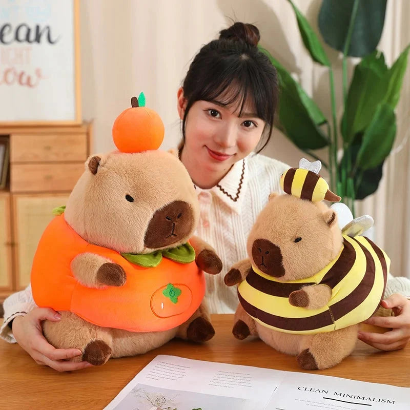 Baby Capybara Animal Dress-up Plushie Collection — image 25