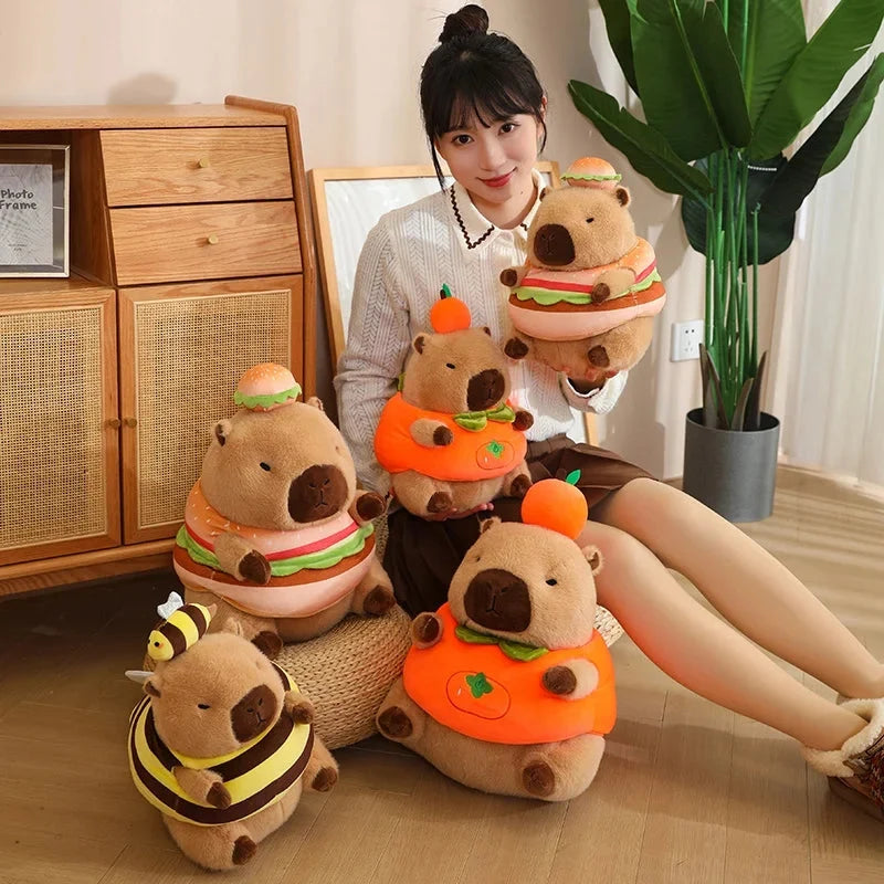 Baby Capybara Animal Dress-up Plushie Collection — image 4