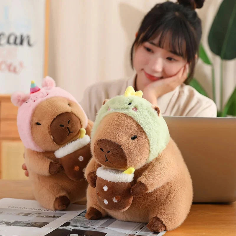 Baby Capybara Animal Dress-up Plushie Collection — image 38