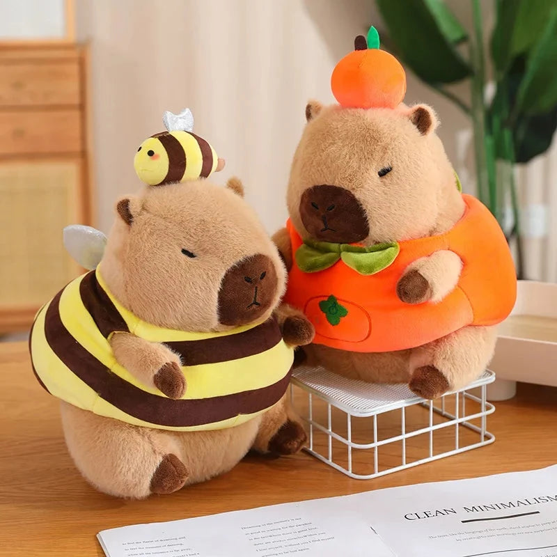 Baby Capybara Animal Dress-up Plushie Collection — image 29
