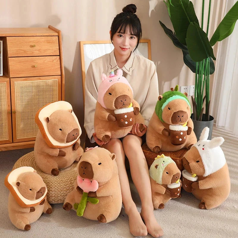 Baby Kawaii Capybara Dress-up Plushies — image 21