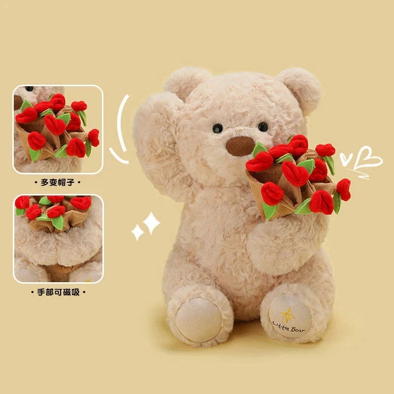 Bloomie & Maple the Rose Bear Plushies — image 2