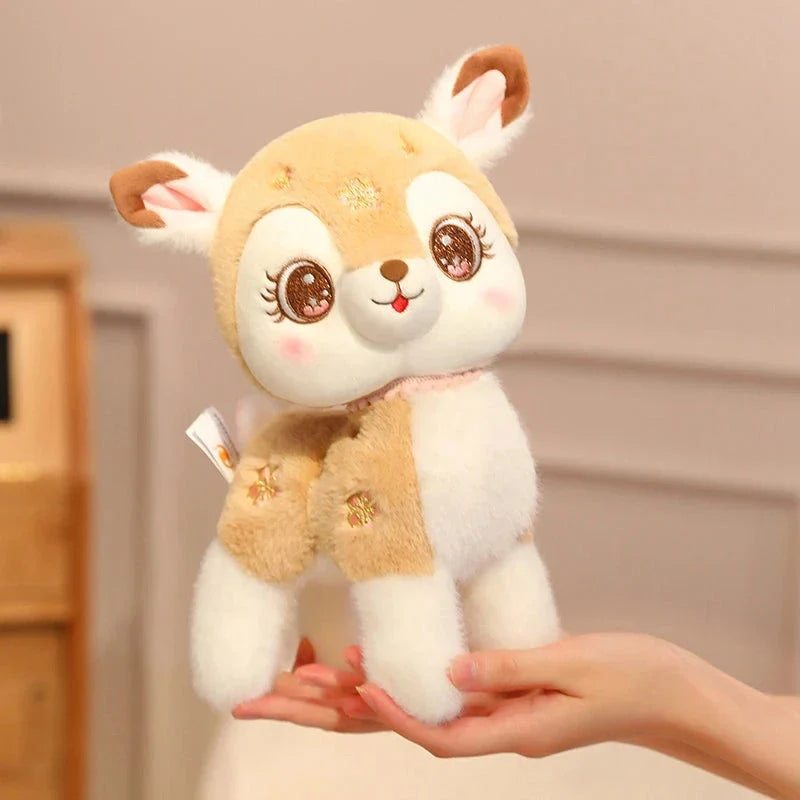 Blossom & Maple Kawaii Pink Brown Deer Plushies — image 8