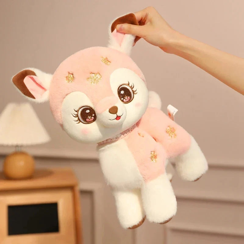 Blossom & Maple Kawaii Pink Brown Deer Plushies — image 5