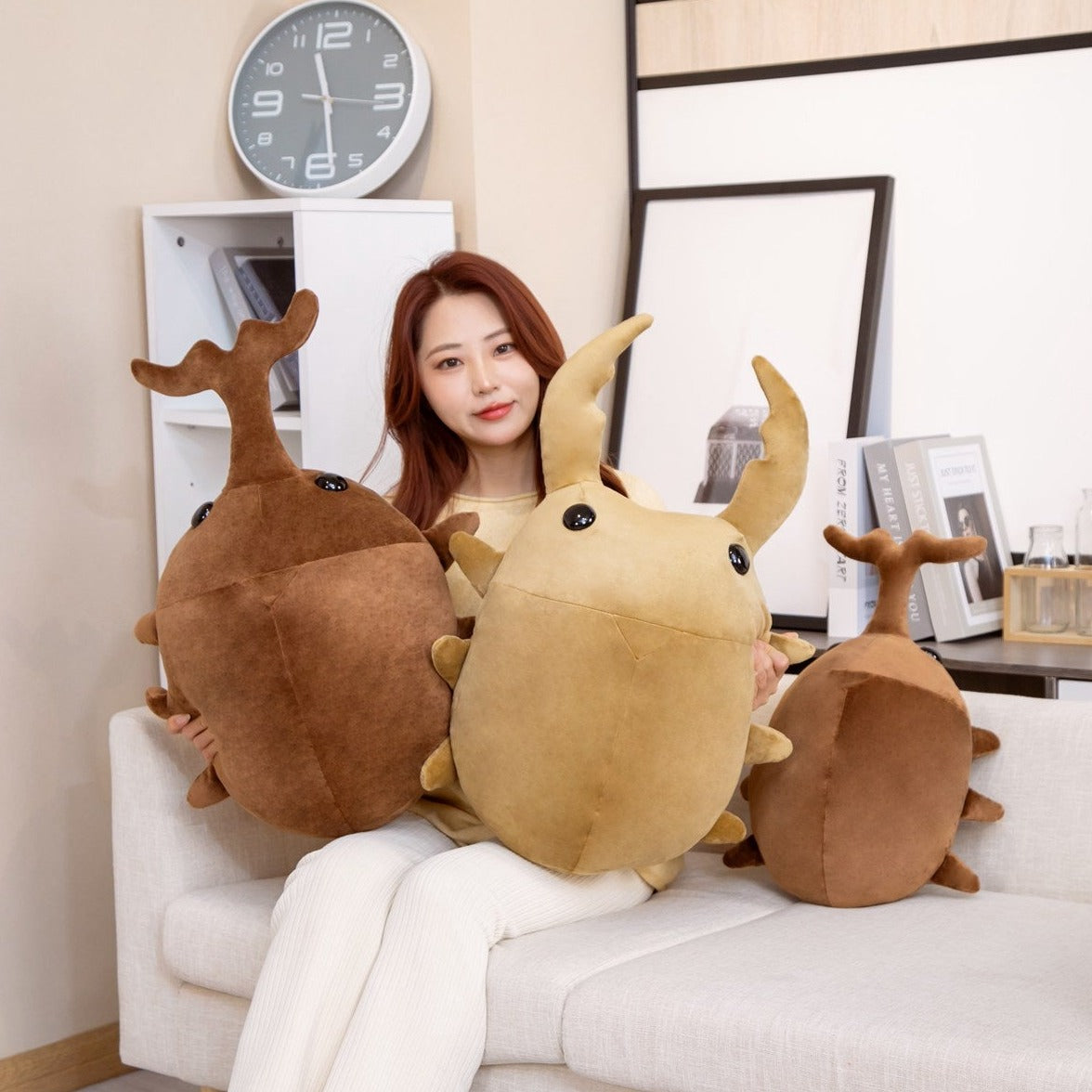 Brown Kawaii Dung Beetles Plushies — image 5