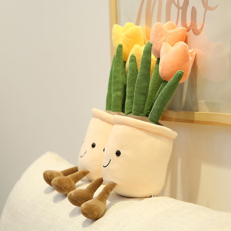 Bubbly Tulip Flower Pot Plush — image 12