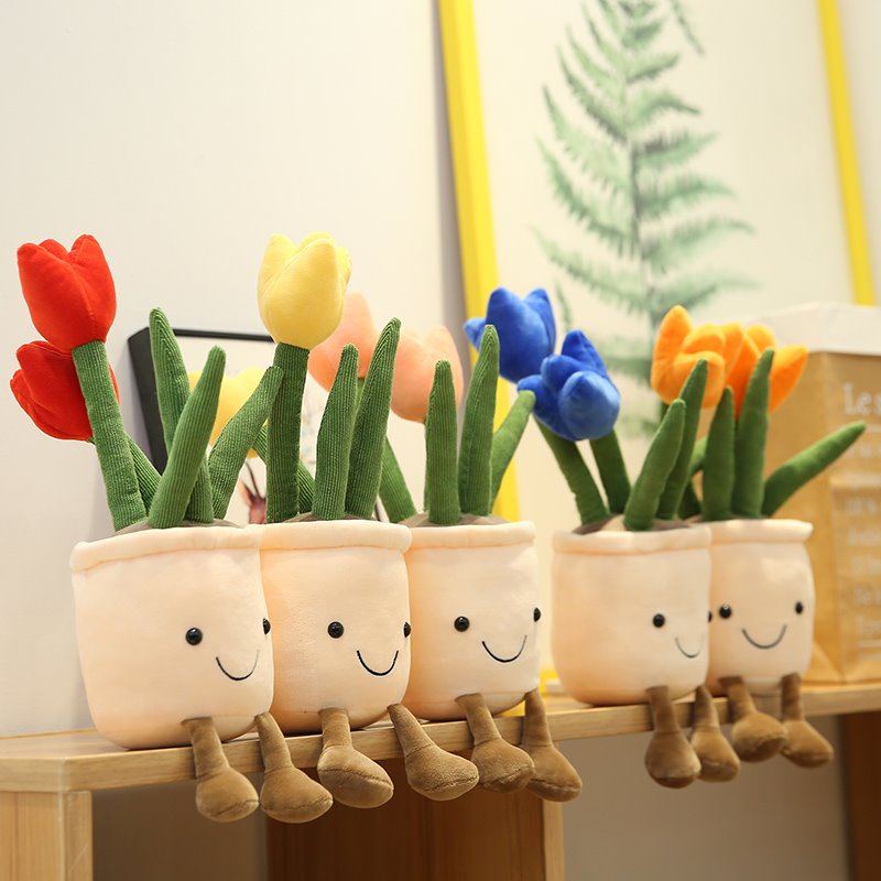 Bubbly Tulip Flower Pot Plush — image 11