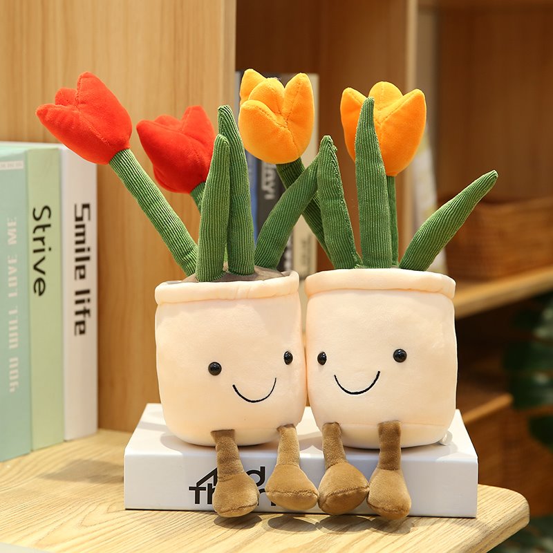 Bubbly Tulip Flower Pot Plush — image 10