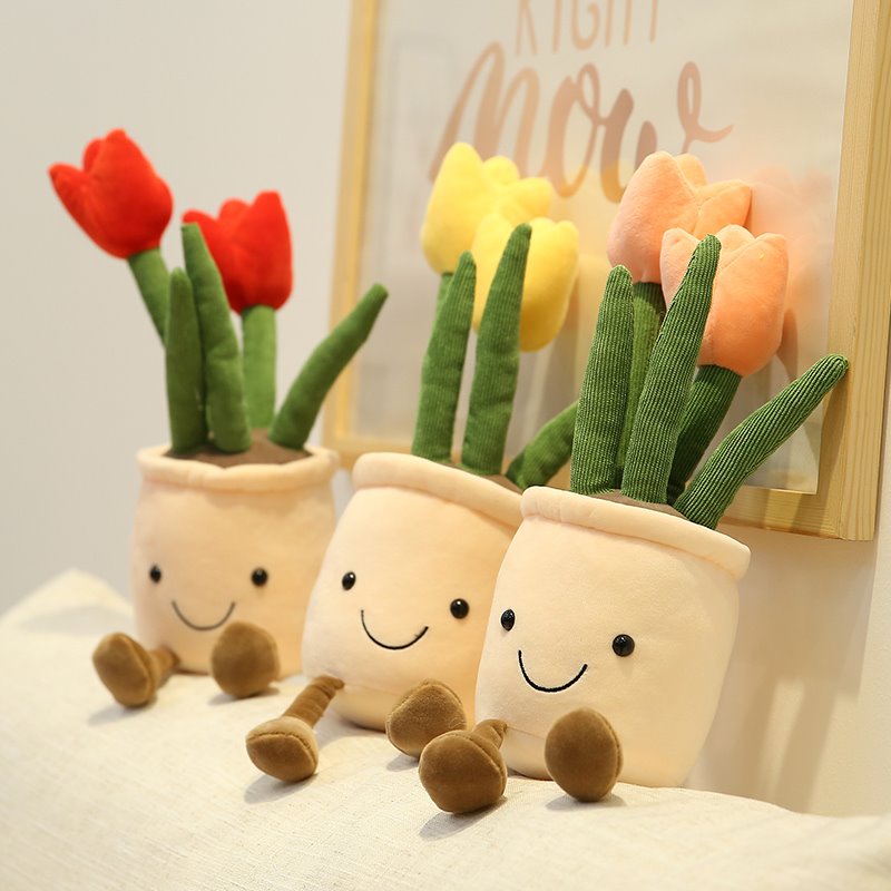 Bubbly Tulip Flower Pot Plush — image 13