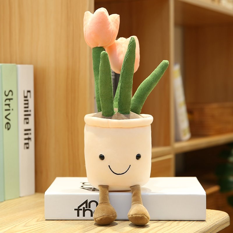 Bubbly Tulip Flower Pot Plush — image 8