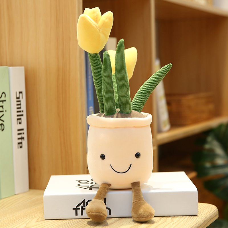 Bubbly Tulip Flower Pot Plush — image 6