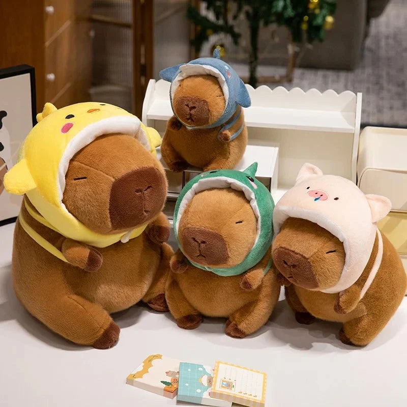 Capybara Animal Cosplay Hat Plushies — image 6