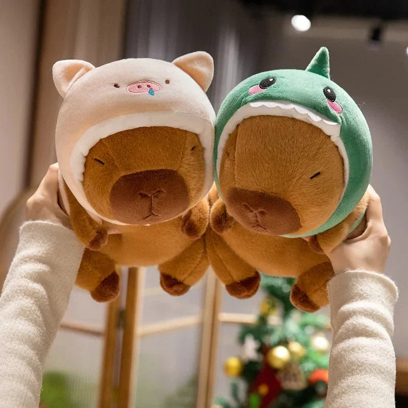 Capybara Animal Cosplay Hat Plushies — image 5