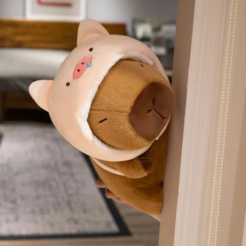 Capybara Animal Cosplay Hat Plushies — image 13