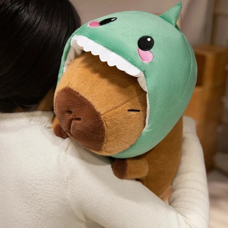 Capybara Animal Cosplay Hat Plushies — image 9