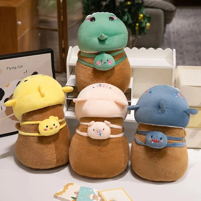 Capybara Animal Cosplay Hat Plushies — image 3