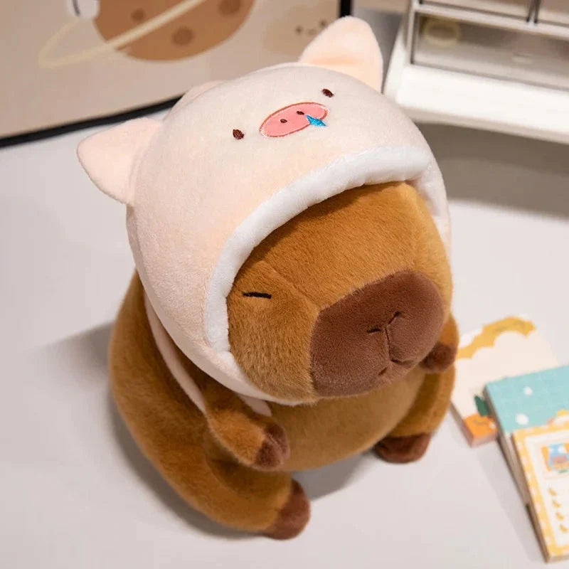 Capybara Animal Cosplay Hat Plushies — image 17