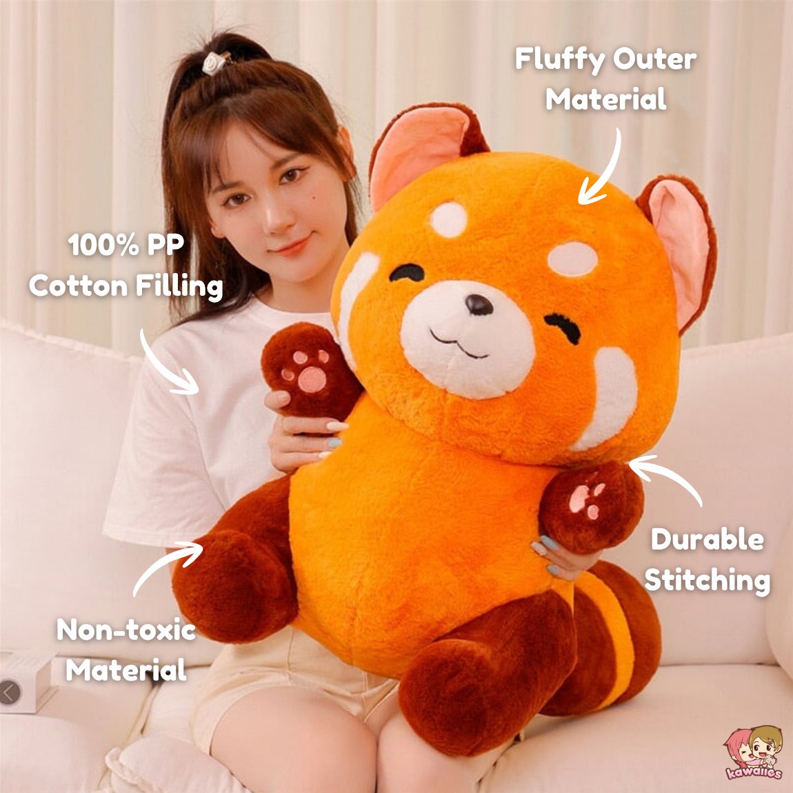 Chai the Kawaii Red Panda Plushie — image 4