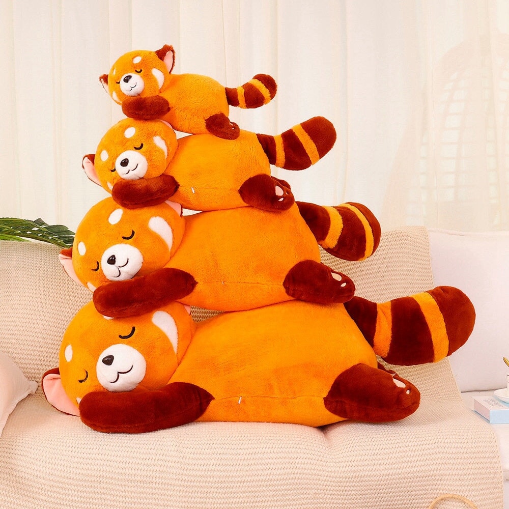 Chai the Sleeping Red Panda Plushie — image 3