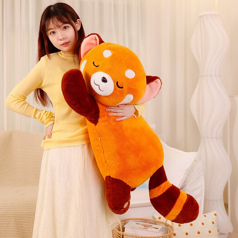 Chai the Sleeping Red Panda Plushie — image 9