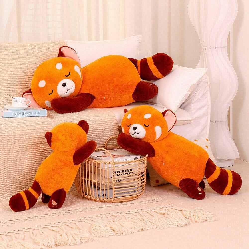 Chai the Sleeping Red Panda Plushie — image 7