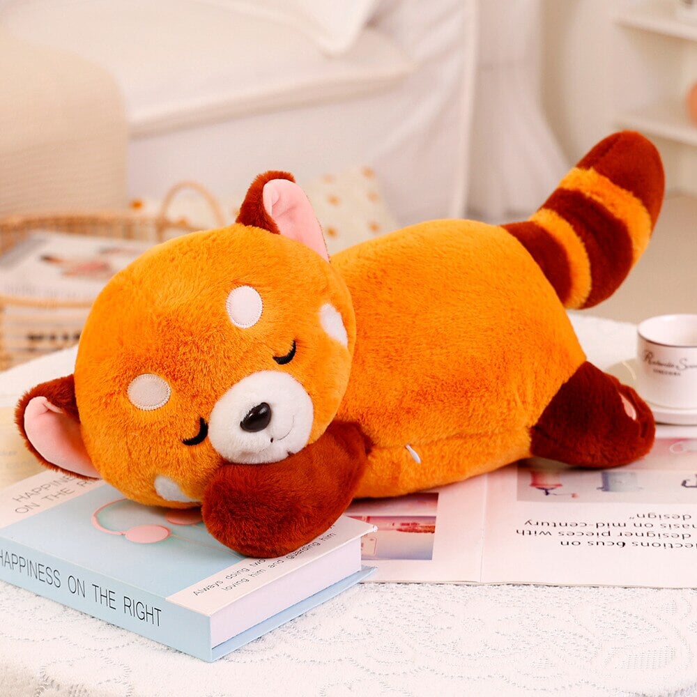Chai the Sleeping Red Panda Plushie — image 1